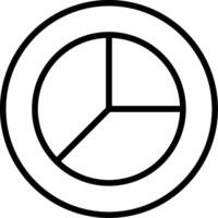 Analytics Line Icon vector