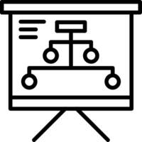 Hierarchy Line Icon vector