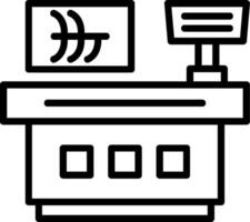 Densitometry Line Icon vector
