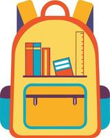 Backpack School Bag vector