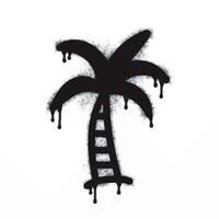 Coconut tree spray icon isolated on white background vector