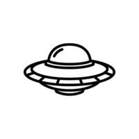 ufo icon, line style icon vector