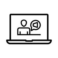 retouching software interface on computer in empty photography studio close up vector