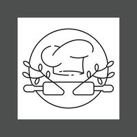 A black and white illustration of a person's face with abstract shapes and lines around it vector