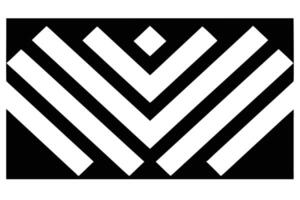 The background long black and white lines pattern vector