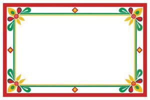 Hand made colorful paint borders and frame vector
