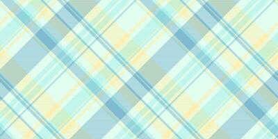 Trade seamless background textile, yard texture check pattern. Magazine plaid tartan fabric in light and yellow colors. vector