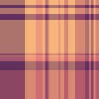 Brand background check texture, delicate tartan seamless. Volume plaid fabric textile pattern in red and orange colors. vector