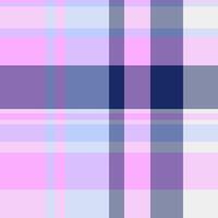 Fiber background seamless texture, rural tartan fabric plaid. Worn pattern textile check in light and violet colors. vector