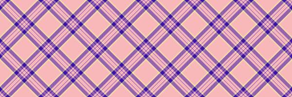 Bag tartan fabric , linen plaid texture background. Order seamless check textile pattern in light and indigo colors. vector