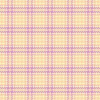 Screen pattern texture, herringbone check textile plaid. Post fabric seamless tartan background in light and lemon chiffon colors. vector