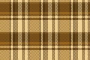 Panel seamless fabric, skill background textile plaid. Online pattern tartan check texture in orange and amber colors. vector
