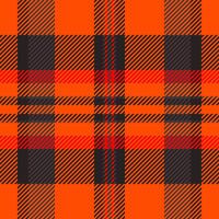Multicolor fabric seamless texture, tee tartan background. Motif pattern textile plaid check in dark and bright colors. vector