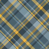 Fancy textile tartan plaid, motif check seamless. Layer pattern texture background fabric in cyan and pastel colors. vector