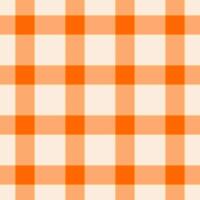 Poncho check background pattern, product texture textile seamless. Lumberjack tartan plaid fabric in orange and bright colors. vector