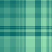Hat tartan textile, november seamless check pattern. Chic texture fabric background plaid in teal and mint colors. vector