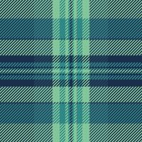 Independence day fabric plaid textile, summer pattern check background. Apartment tartan seamless texture in green and dark colors. vector