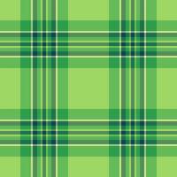 Diagonal texture seamless textile, bandanna check pattern. Lumberjack plaid fabric background tartan in green and mint colors. vector