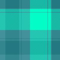 60s textile fabric , other background check seamless. Classy tartan plaid texture pattern in cyan and bright colors. vector