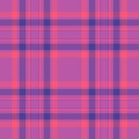 Flow texture plaid textile, hounds tooth pattern fabric background. Dogtooth seamless check tartan in pink and purple colors. vector