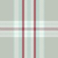 Sofa tartan fabric background, plain check seamless texture. Stitched pattern textile plaid in grey and white colors. vector