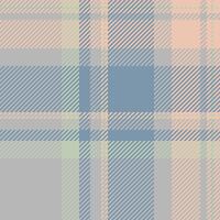Infinity pattern check tartan, tablecloth background textile seamless. Artistic fabric plaid texture in pastel and grey colors. vector
