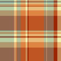 Stylish autumnal plaid pattern in warm earth tones. Perfect for fall-themed designs, textile projects, website backgrounds, or packaging. vector