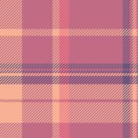 Victorian background check seamless, refresh textile pattern fabric. Turkish plaid texture tartan in red and orange colors. vector