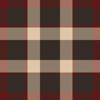 Plaid check pattern. Seamless texture. Tartan textile print. vector