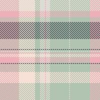 Mexican tartan fabric seamless, fade pattern plaid check. Popular background textile texture in pastel and light colors. vector