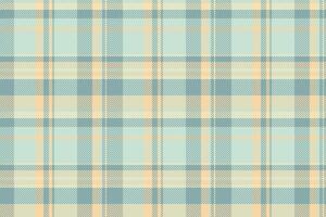 Sixties background check tartan, color textile pattern seamless. Proud texture fabric plaid in light and pastel colors. vector