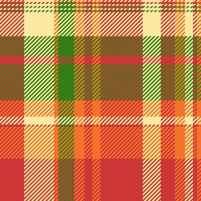 Diverse check fabric seamless, canvas pattern background tartan. Trousers plaid textile texture in red and yellow colors.