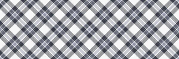 Idea tartan pattern , irish texture fabric check. Rag seamless background plaid textile in white and dark colors. vector