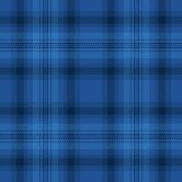 Us background tartan check, installing pattern fabric texture. Multicolor seamless plaid textile in blue and dark colors. vector