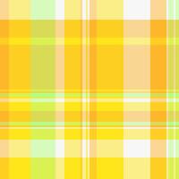 Pixel texture textile seamless, ireland check background . Bedding pattern plaid tartan fabric in yellow and amber colors. vector