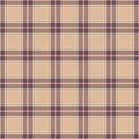 Dog tooth plaid check texture, 30s fabric seamless textile. Curtain background tartan pattern in light and pink colors. vector