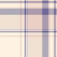 Mesh texture check tartan, curved plaid pattern. Podium seamless background textile fabric in old lace and light colors. vector