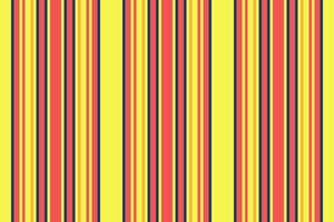 Artwork seamless stripe, delicate background vertical pattern. Relief textile lines fabric texture in yellow and red colors. vector