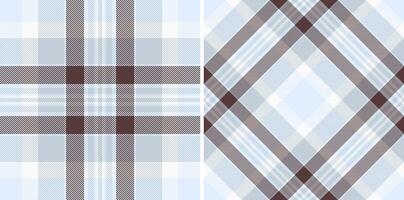 Pattern seamless tartan of check texture with a background textile fabric plaid. Set in wedding colors for custom geometry in multicolored fashion. vector