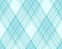 Serene teal and white diagonal plaid pattern. Perfect for backgrounds, websites, presentations, or textile designs. Clean, modern aesthetic. Versatile and stylish. vector