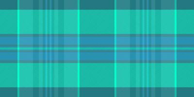 Layered background plaid fabric, ireland textile tartan. Dining texture check seamless pattern in cyan and bright colors. vector