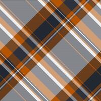 No people plaid textile background, italian pattern texture seamless. Wrapping tartan check fabric in dark and white colors. vector