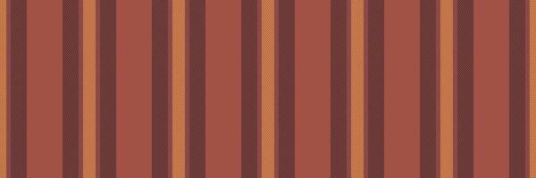 Paper stripe lines, tablecloth pattern background vertical. Row seamless fabric textile texture in red and dark colors. vector