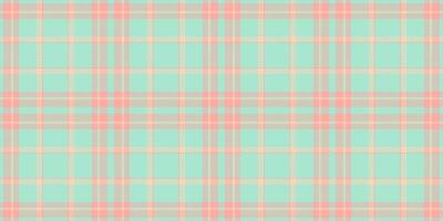 Styled textile tartan fabric, cosy seamless background pattern. Stationary plaid check texture in light and red colors. vector