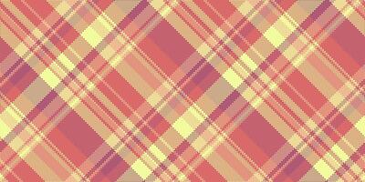 Fibre pattern seamless background, stylish tartan texture . Sale check textile fabric plaid in red and lime colors. vector