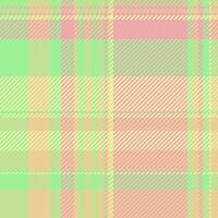 Intense pattern texture, tough tartan plaid background. Rag check textile fabric seamless in green and light colors. vector