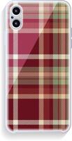 Smartphone cover mockup. Template geometric pattern for mobile phone back part. Flat design. vector