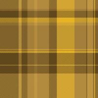 Calm texture pattern check, teenager fabric background tartan. Jacket textile plaid seamless in amber color. vector