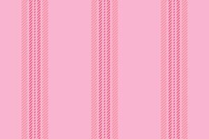 Multicolored lines seamless stripe, fit vertical background texture. List fabric textile pattern in light and red colors. vector