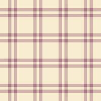 Store pattern plaid fabric, valentine texture background tartan. 1950s seamless textile check in light and pastel colors. vector